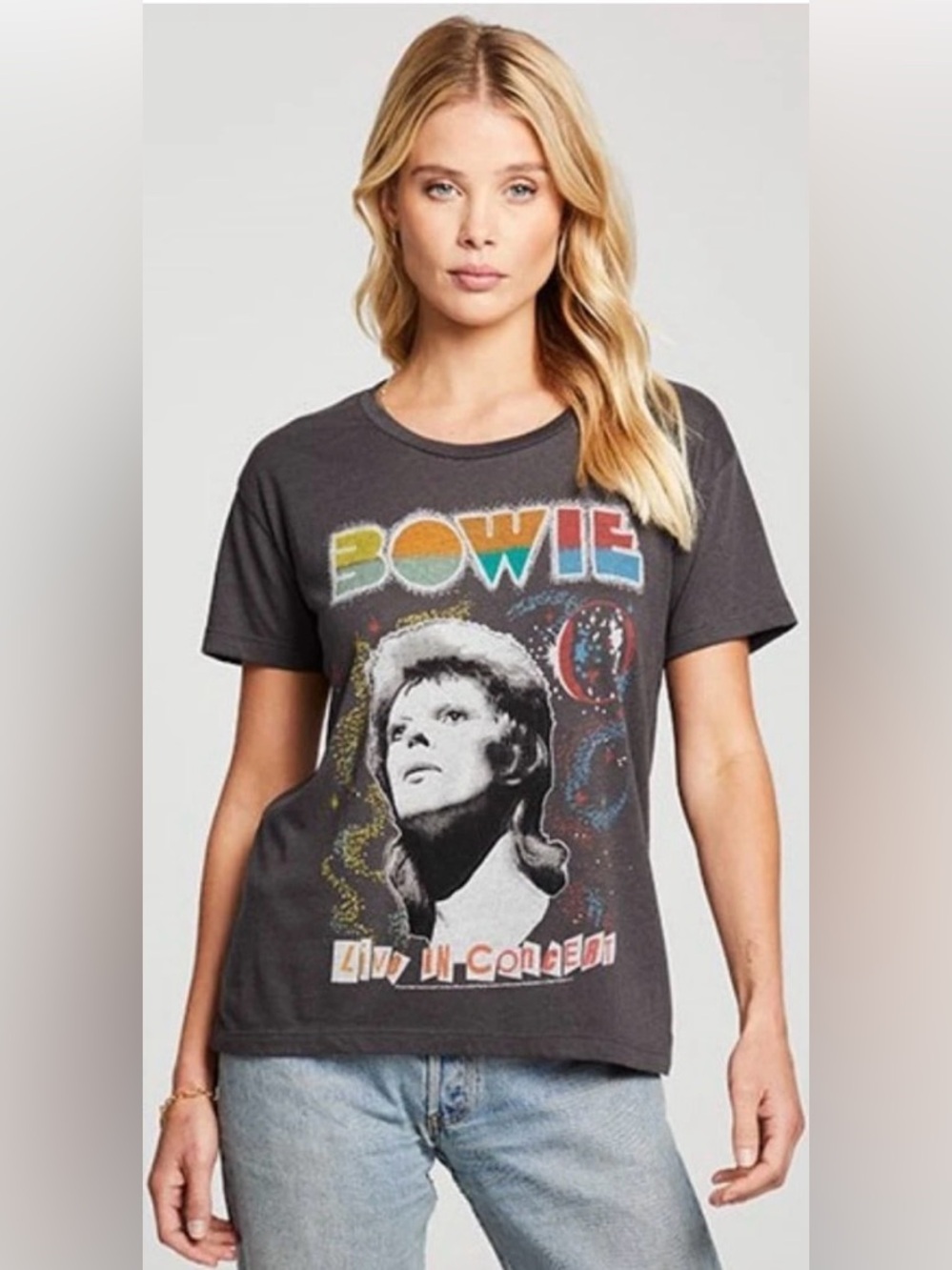Chaser David Bowie Live in Concert Tee Size L